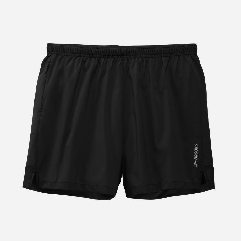 Brooks Go-To 5 - Pantalones Cortos Hombre - Negras (RZ8249560)